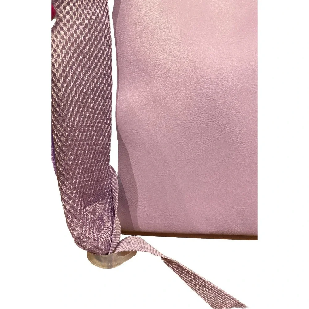 Miss Gwen's‎ OMG pink/purple Checkboard backpack with Heart pencil pouch